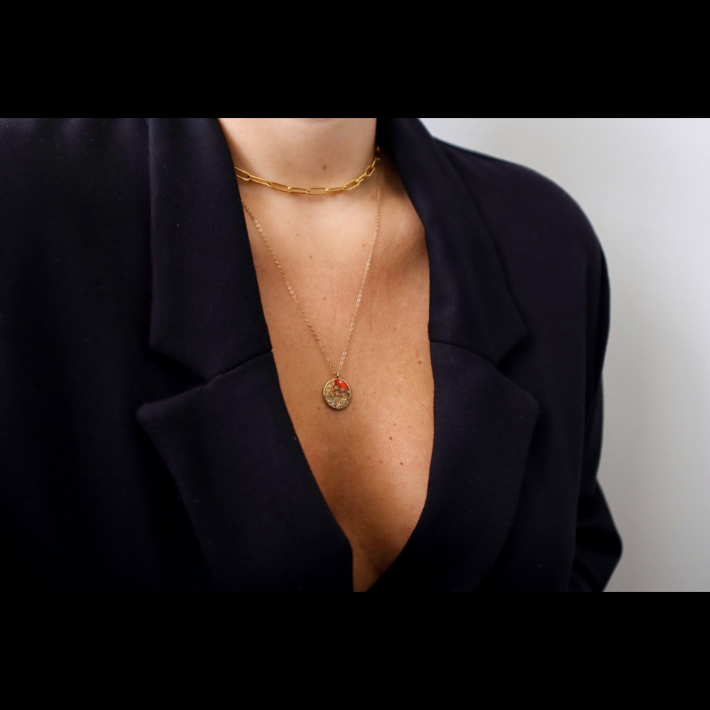 14K Gold Thin Link Chain Necklace